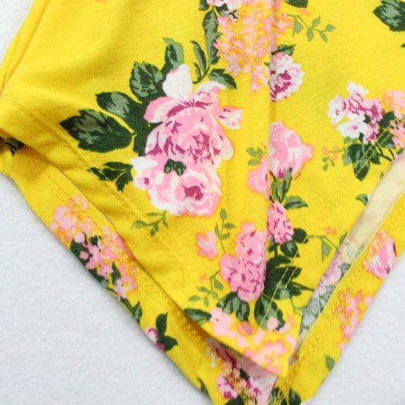 Bobbie Brooks Womens Yellow Flower Printed Bell Sleeve Pullover Tunic Top Size M - Picture 6 of 7